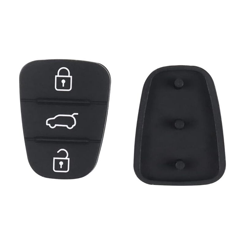 2 pcs silicone key case Kia Hyundai 3 button — view 4