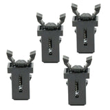 4 pcs car sunglasses holder console latch — view 2
