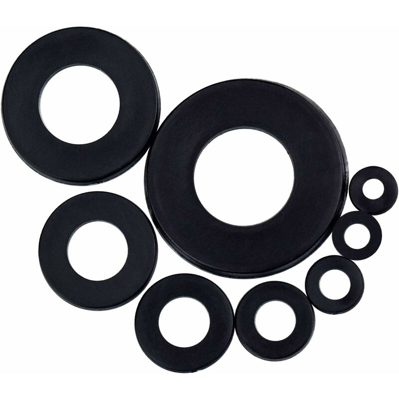 500 pcs black plastic lock washers M2.5-M10 — view 4