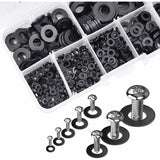 500 pcs black plastic lock washers M2.5-M10 — view 6