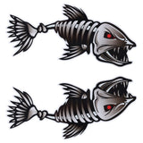 2 pcs reflective fishing boat decals 25x13cm — view 4