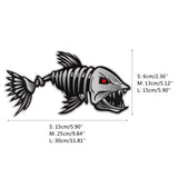 2 pcs reflective fishing boat decals 25x13cm — view 6