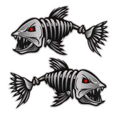 2 pcs reflective fishing boat decals 25x13cm — view 12