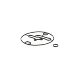 Briggs and Stratton 698781 crankcase gasket — view 2