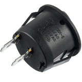 10 pcs black round rocker switch 2 pin — view 4
