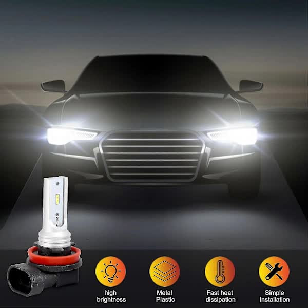 H8 H11 H16 LED fog light bulb 6500K — view 3
