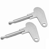 2x vintage ignition lock keys tractor truck — view 2
