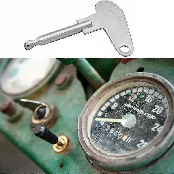 2x vintage ignition lock keys tractor truck — view 5