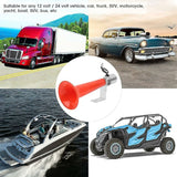 12V 24V red 180dB universal truck horn — view 6