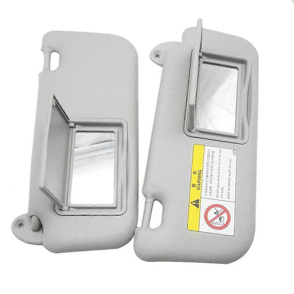 Grey car sun visor with mirror — view 5