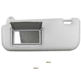 Grey car sun visor with mirror — view 6