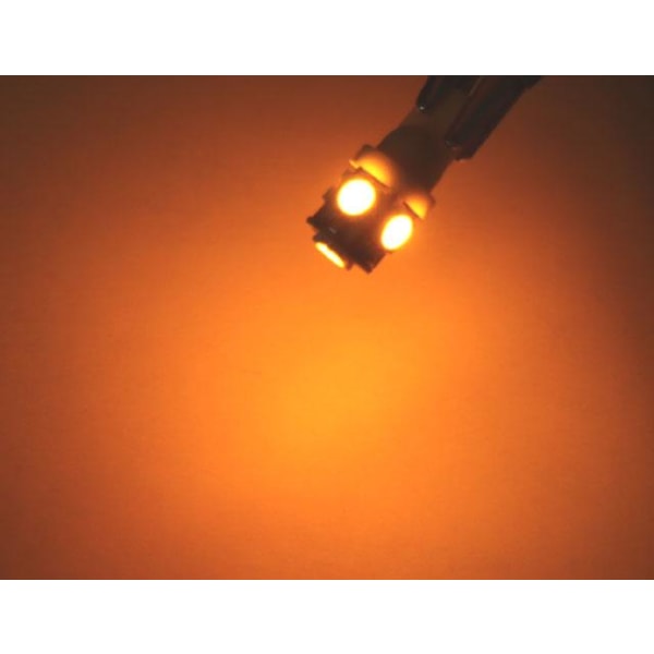 T10 W5W LED yellow-orange 12V 10 pack — view 3
