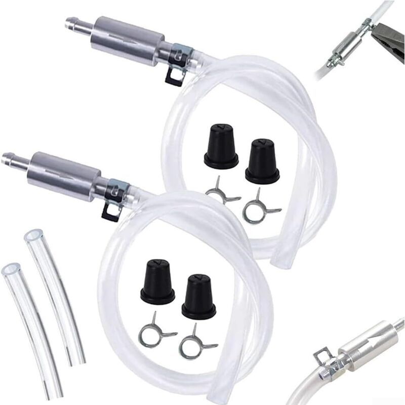 Professional brake bleed tool set silver — view 2