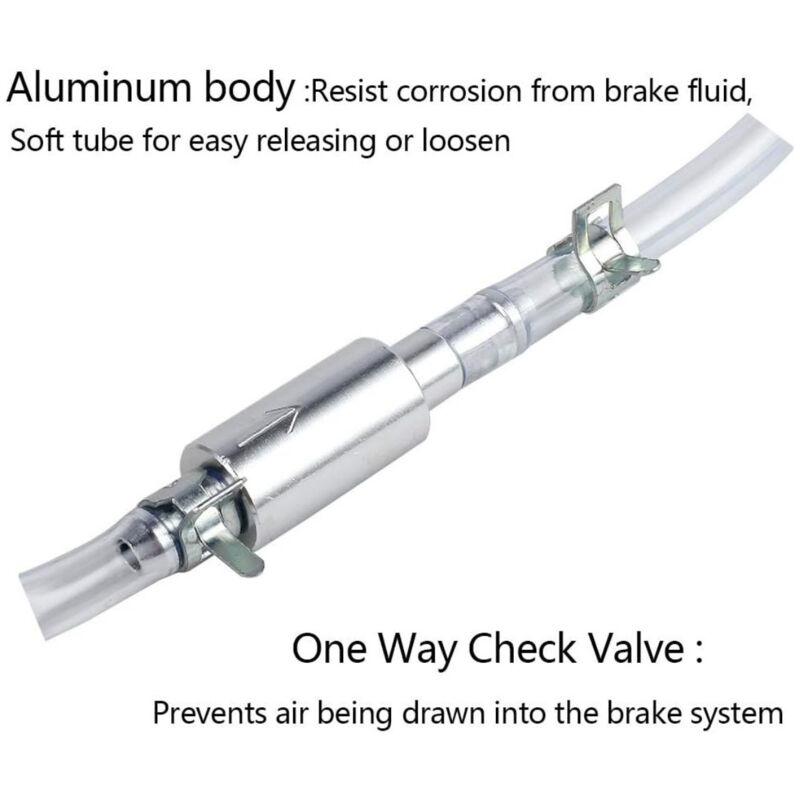 Professional brake bleed tool set silver — view 3