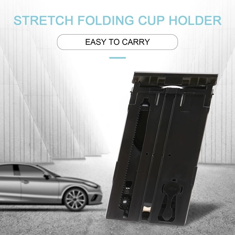 Retractable folding cup holder A6 C5 A4 — view 4