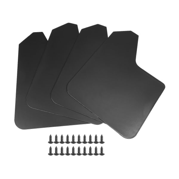 4 pcs universal mud flaps with screws — view 2
