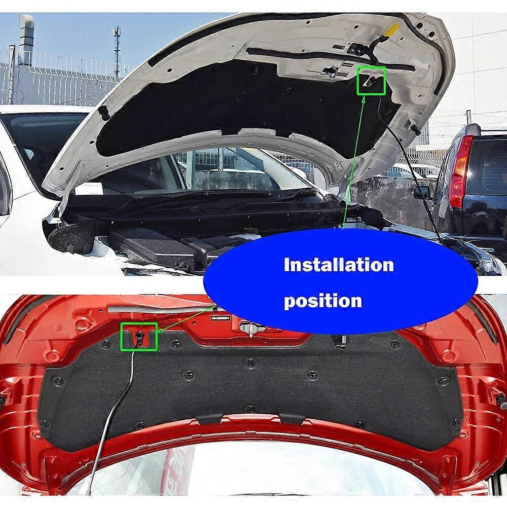 Bonnet rod support clip Nissan Qashqai J11 — view 4