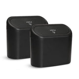 2 pack small waterproof car bin with lid — view 3