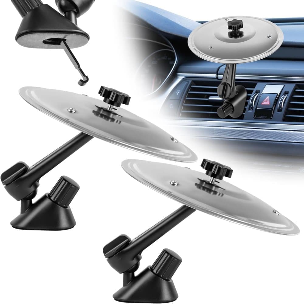 Car drum and cymbal air valve bracket silver — view 2