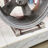 Steel wheel rim stand for tyre shine — view 5