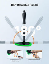 Green car windscreen cleaning tool — view 3