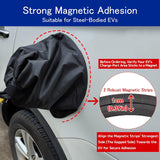 Electric vehicle charging port protector — view 6