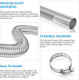 60cm stainless steel parking heater exhaust pipe — view 5