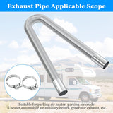 60cm stainless steel parking heater exhaust pipe — view 7