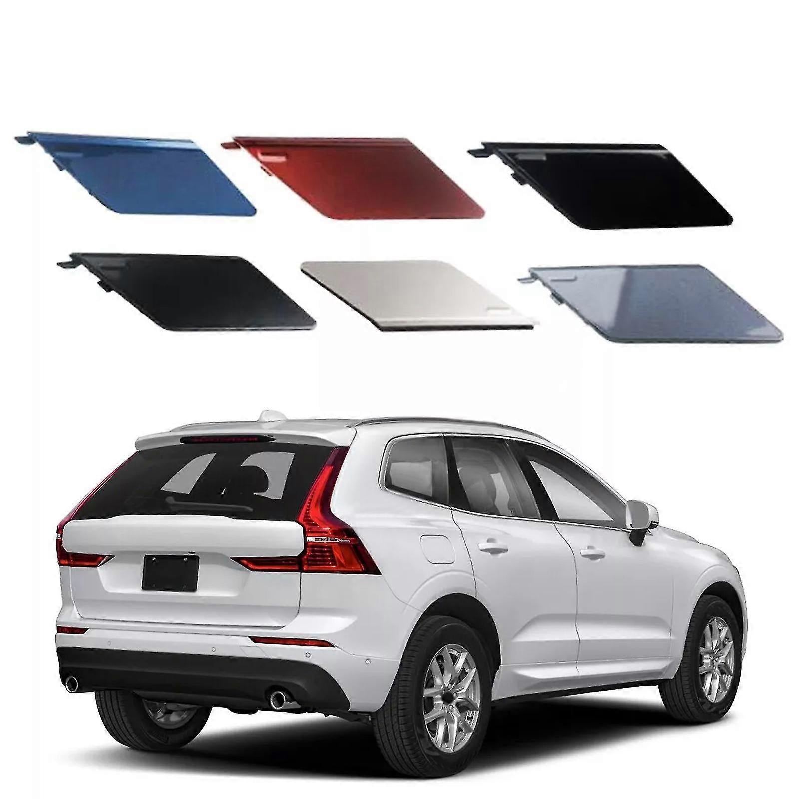 Volvo XC60 rear bumper towbar cover maple brown — view 3