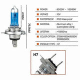 10x H7 100W 8500K xenon white bulbs — view 3