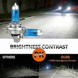 10x H7 100W 8500K xenon white bulbs — view 4