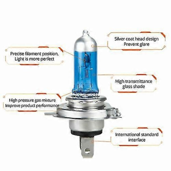 10x H7 100W 8500K xenon white bulbs — view 5
