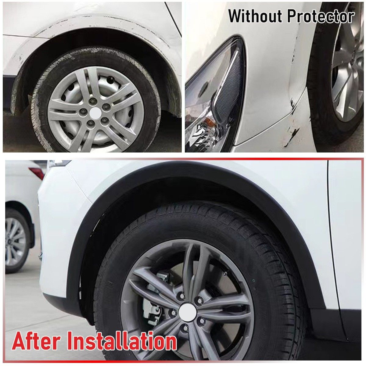 1.5m Universal Fender Flares Car Wheel Arch — view 6
