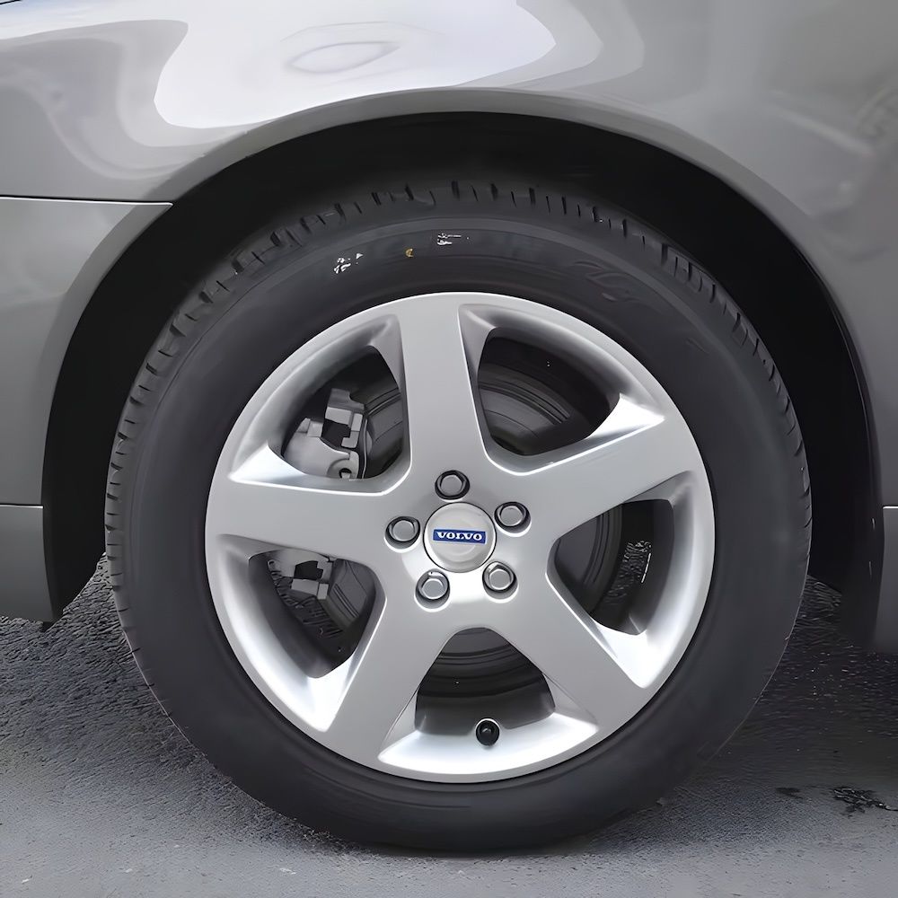4-Pack Volvo Wheel Hub Emblem Center Caps — view 4