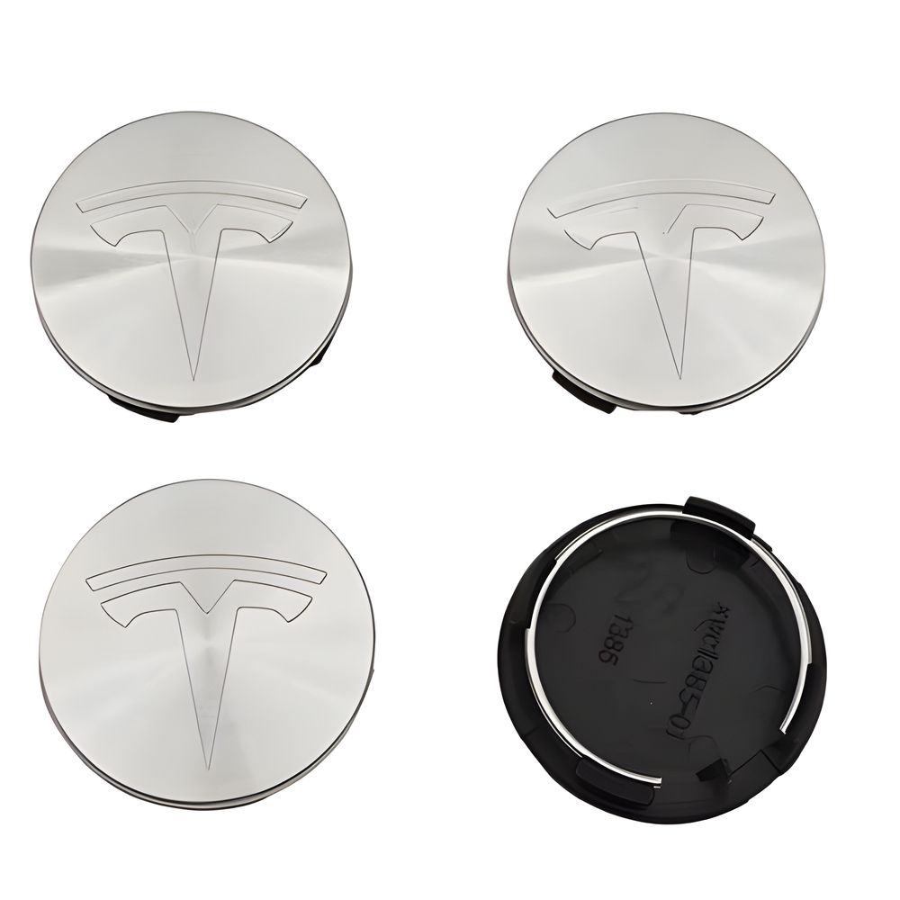 4-Pack Tesla Wheel Hub Caps — view 2