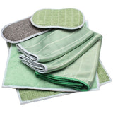 6-pack bamboo microfibre cleaning cloths — view 2