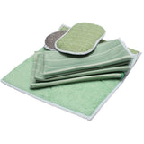 6-pack bamboo microfibre cleaning cloths — view 3
