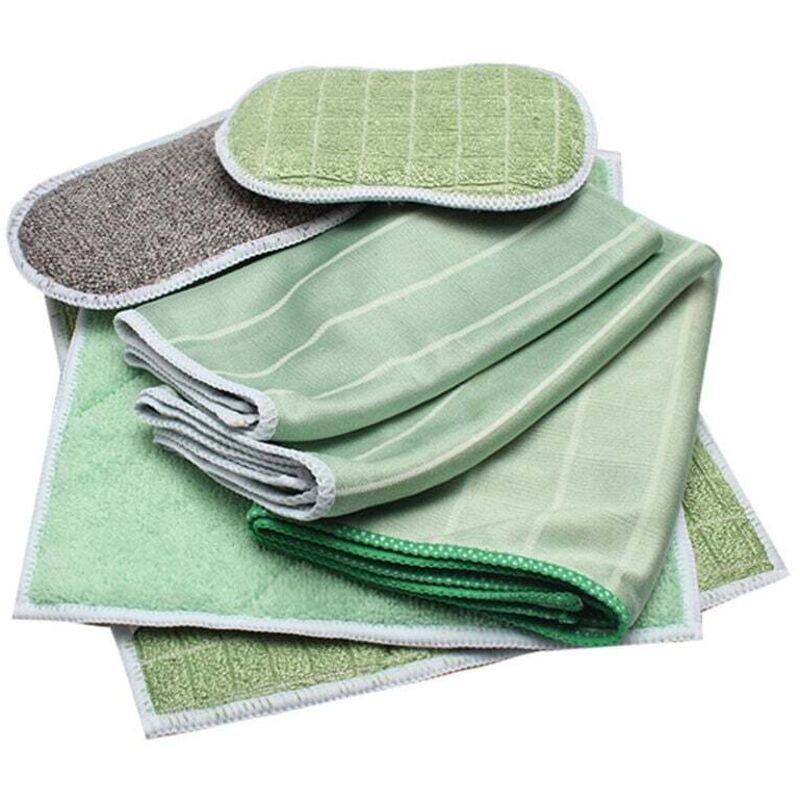 6-pack bamboo microfibre cloths — view 5