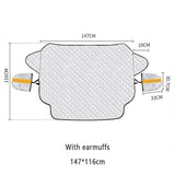 Car windscreen cover all seasons — view 3