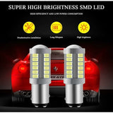 4-pack 1157 LED trailer bulbs white — view 4