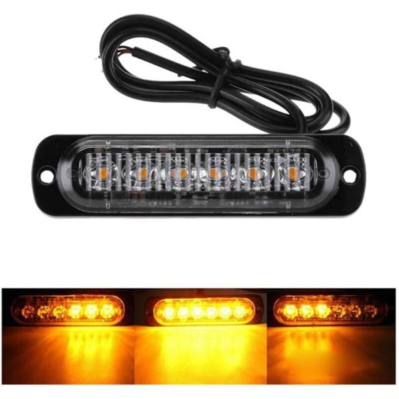 4-pack 6 LED emergency strobe lights — view 4