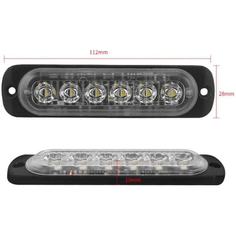 4-pack 6 LED emergency strobe lights — view 5
