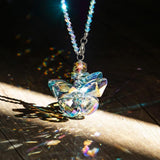 Crystal Glass Butterfly Car Key Charm Mirror — view 7