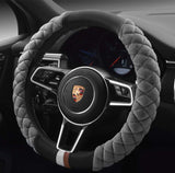 Luxury Fluffy Steering Wheel Cover for Men — view 2