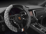 Luxury Fluffy Steering Wheel Cover for Men — view 3