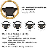 Luxury Fluffy Steering Wheel Cover for Men — view 5