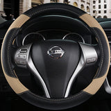 Leather Car Steering Wheel Cover — view 5