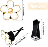 6 Pcs Daisy Flower Air Vent Clip — view 3