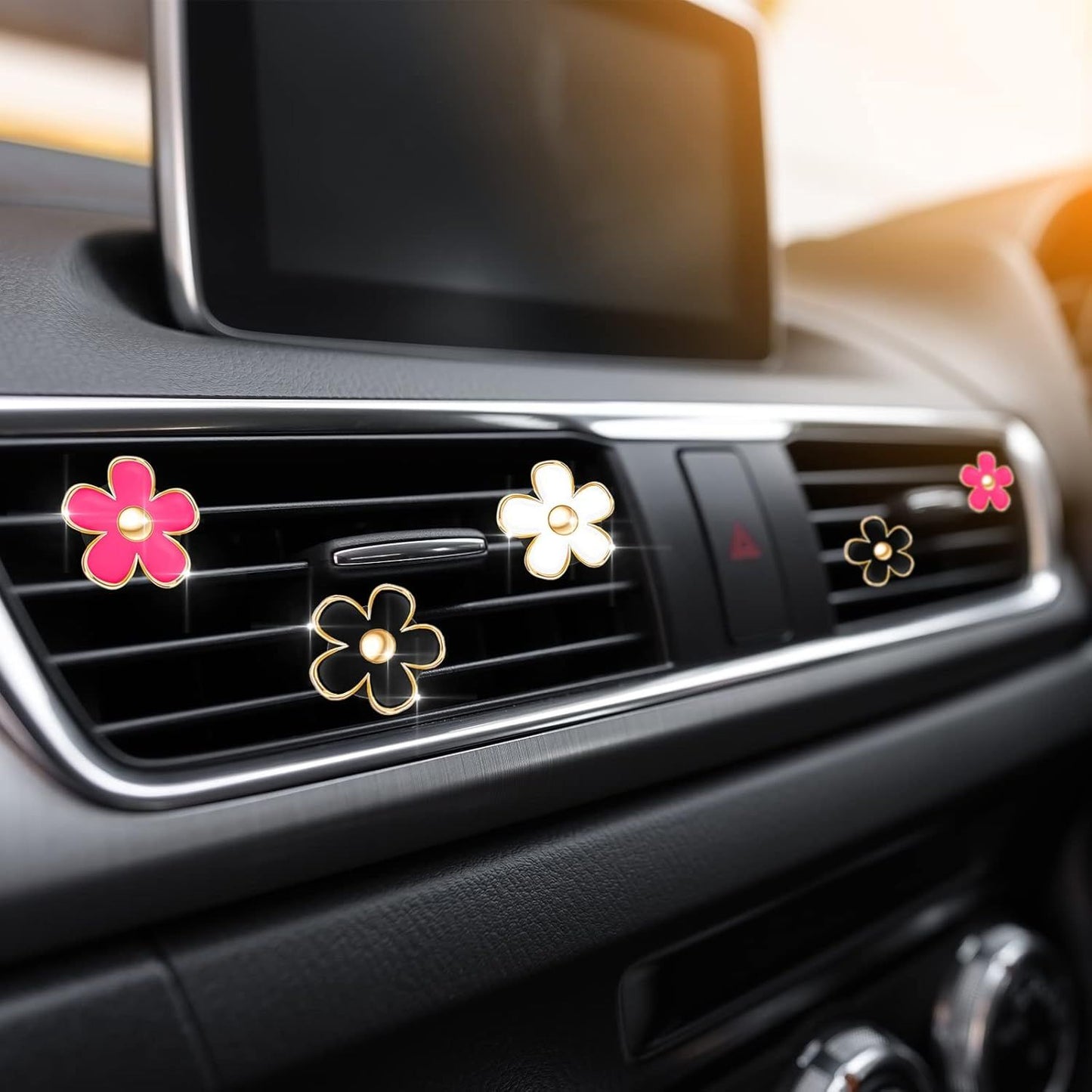 6 Pcs Daisy Flower Air Vent Clip — view 8