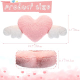 2 Pcs Plush Heart Shaped Pillow — view 3